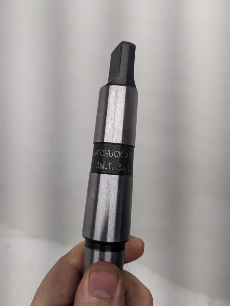 JACOBS 7315 MILLING CUTTER DRILL CHUCK ARBOR MORSE TAPER SHANK 3MT NEW R22T5