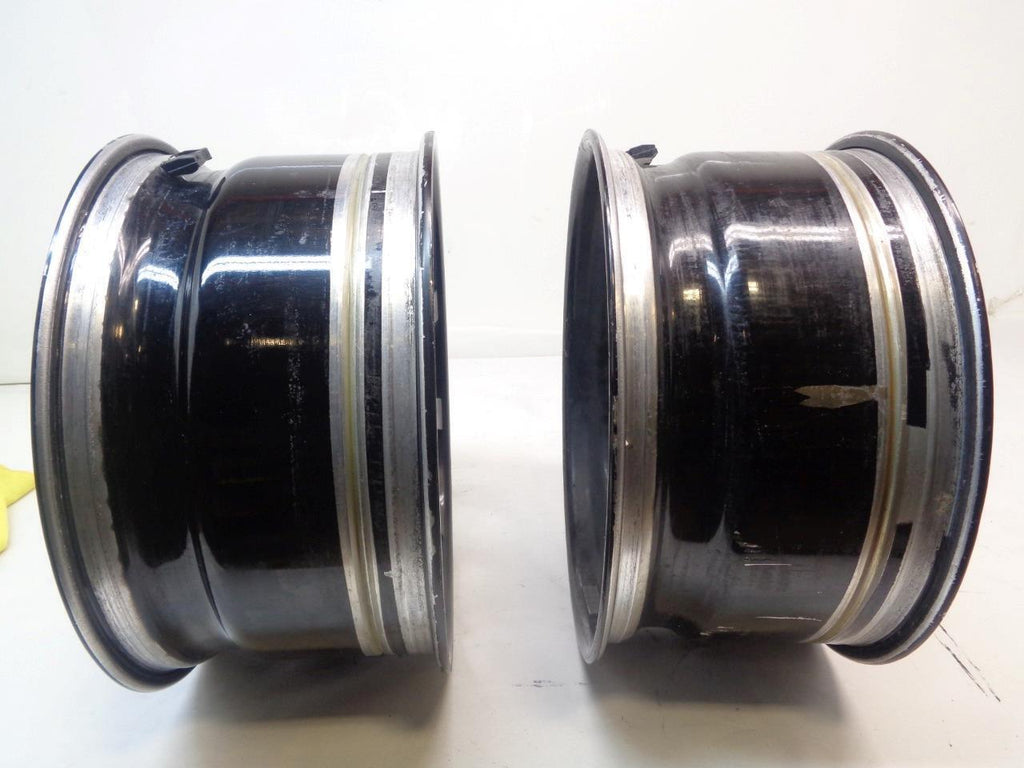 USED PAIR FORGIATO CONCAVO 20x10 5x120 ET42 BLACK 3 PIECE WHEELS WR
