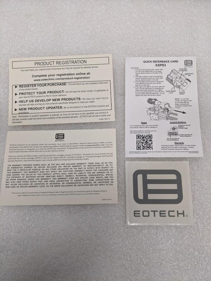 EOTECH EXPS3-0 HOLOGRAPHIC WEAPON SIGHT 68 MOA RING 1 MOA CENTER DOT NEW FOC
