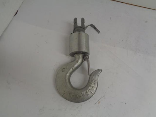 1 USED CROSBY 5 TON SWIVEL HOOK WITH LATCH S5C R18