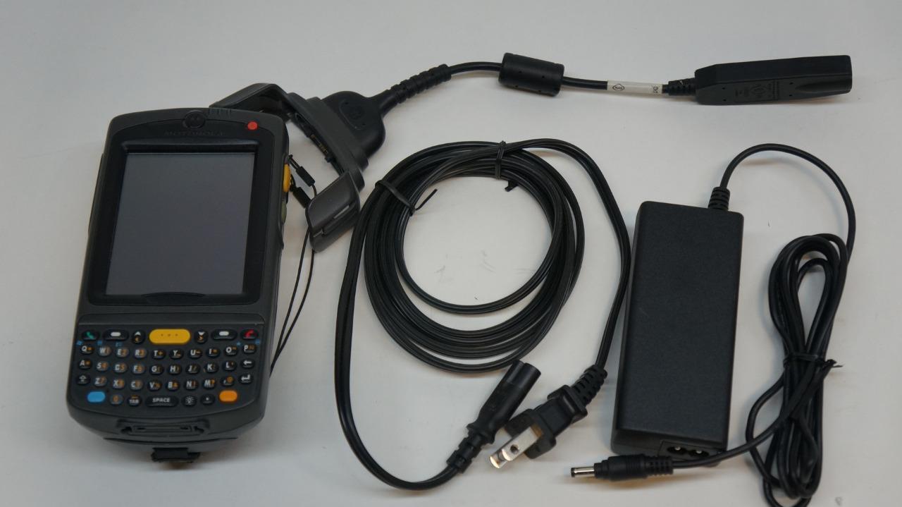 USED MOTOROLA MC75A0-PY0SWQQAUS WIRELESS LASER BARCODE SCANNER MC75A0R28