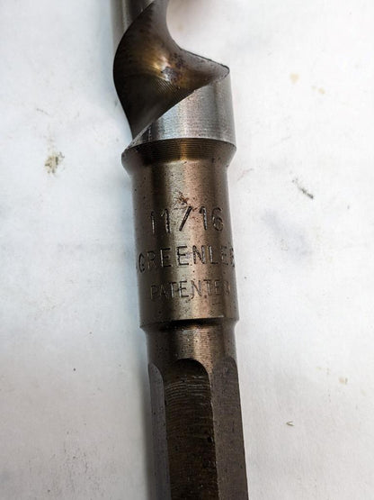 GREENLEE 37869 11/16"X18" NAIL EATER EXTREME IMPACT DRILL BIT NEW D0
