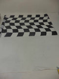 NEW JUMBO CHECKERED FLAG 12 PACK 01-0546-810 FREE SHIPPING
