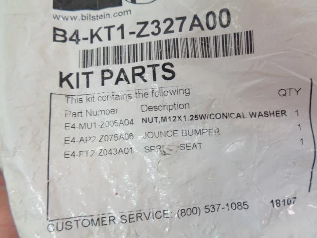 BILSTEIN B4-KT1-Z327A00 KIT PARTS SPRING SEAT, JOUNCE BUMPER, NUT NEW R9