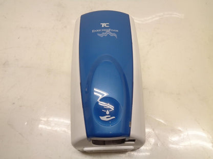 TC AUTOFOAM 1100ml SOAP DISPENSER WHITE/BLUE STOCK 750409 R30T1