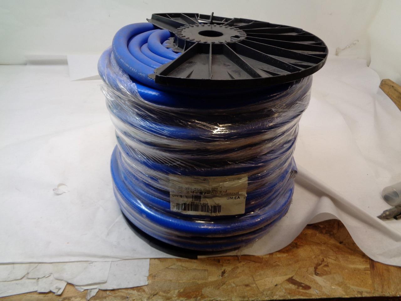 BLUE SILICONE HEATER HOSE 80-075-250 3/4" .750 ID x 250ft REEL R12