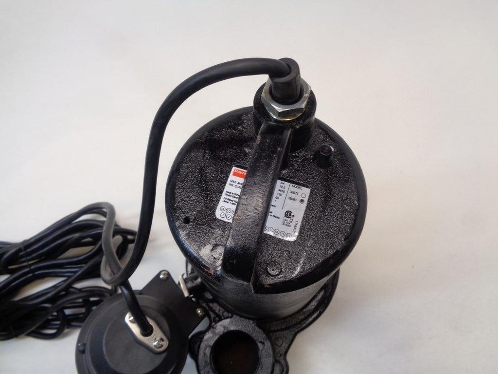 DAYTON 3BB80 3/4HP 1/1/2" F 3450RPM 120V SUBMERSIBLE SUMP PUMP NEW J2