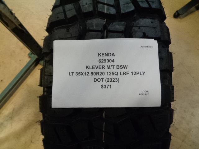 KENDA KLEVER M/T BSW LT 35 12.50 20 125Q LRF 12PLY TIRE 629004 BQ4