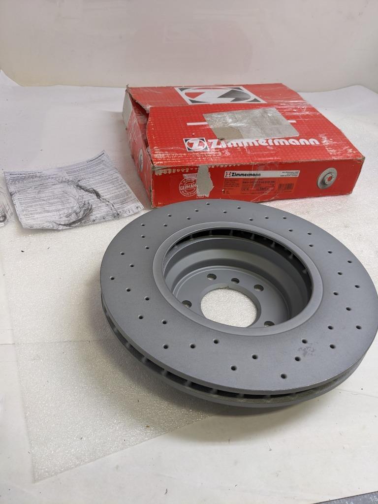 ZIMMERMANN 150.3441.52 FRONT DISC BRAKE ROTOR FOR BMW SPORT Z MIT ECE R90 NEW R3