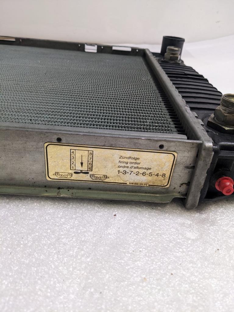 LEAKY PORSCHE 92810604401 RADIATOR FOR 87-91 PORSCHE 928 MANUAL TRANS USED R25