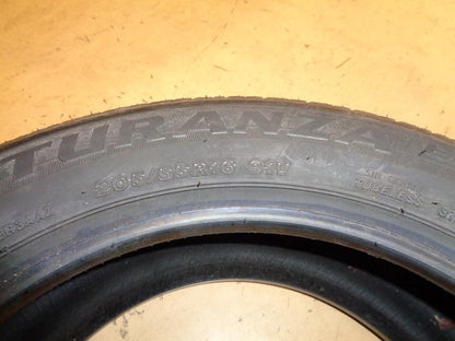 2 NEW OLD STOCK BRIDGESTONE TURANZA ER300 P 205 55 16 91V SL TIRES 003662 BQ2