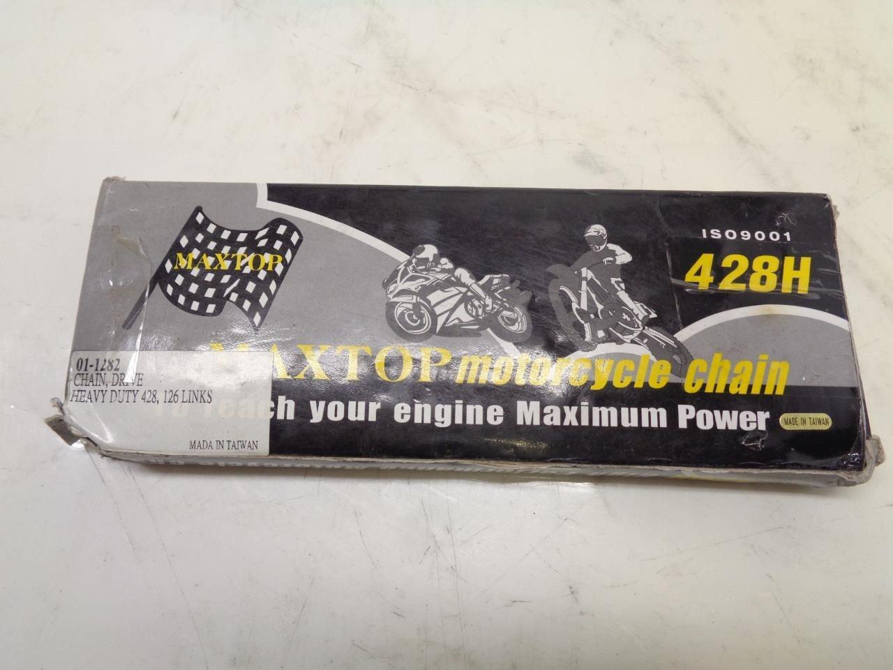 MAXTOP MOTORCYCLE CHAIN ISO9001 428H R15T3