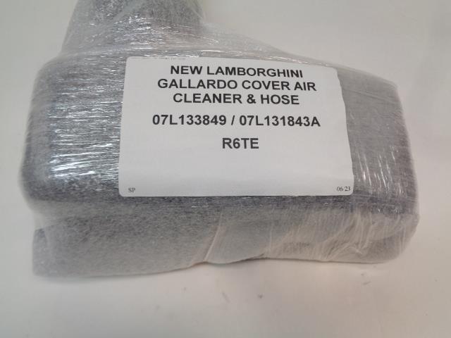 NEW LAMBORGHINI GALLARDO COVER AIR CLEANER RH & HOSE 07L133849 / 07L131843A R6TE