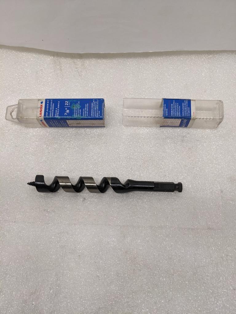 LENOX 31034 7-1/2" X 7/8" SHIP AUGER BIT NEW R22T5