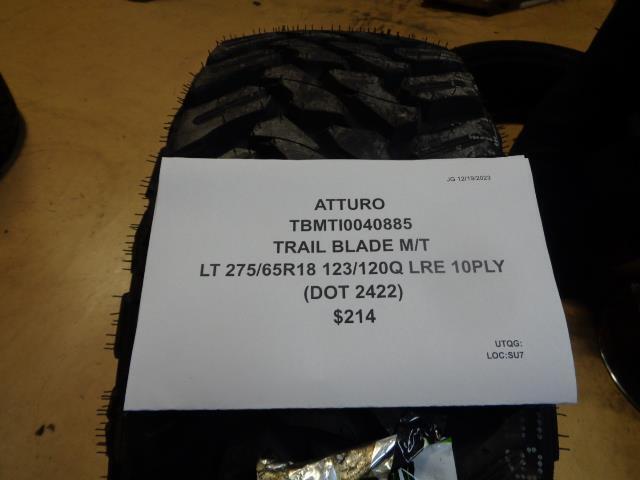2 ATTURO TRAIL BLADE M/T LT 275 65 18 123/120Q LRE 10PLY TIRES TBMTI0040885 CQ1