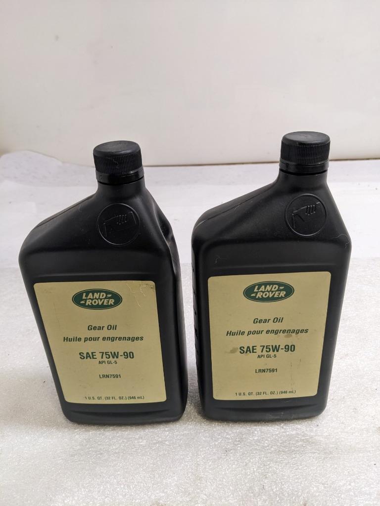 LAND ROVER LRN7591 REAR DIFF AXLE GEAR OIL GL-5 (2-PACK, 1 QUART EACH) NEW R13