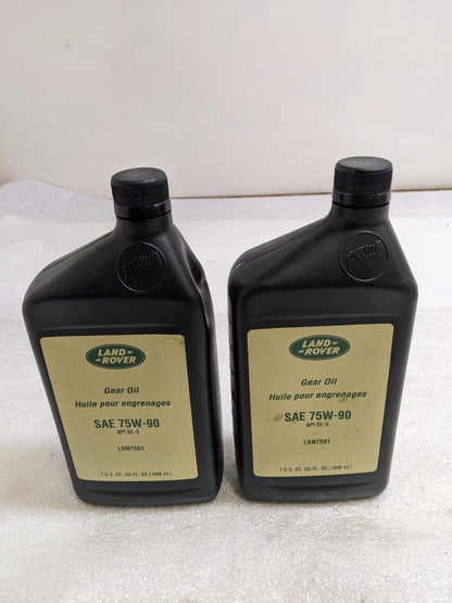 LAND ROVER LRN7591 REAR DIFF AXLE GEAR OIL GL-5 (2-PACK, 1 QUART EACH) NEW R13