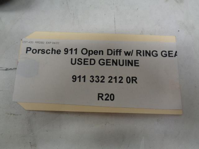 Porsche 911 Open Diff w/ RING GEAR USED GENUINE 911 332 212 0R R20