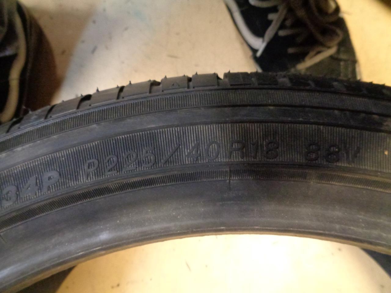 2 NEW YOKOHAMA AVID S34 P 225 40 18 88V SL ALL SEASON TIRES 33601