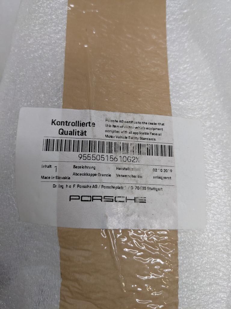 PORSCHE 95550515610G2X RIGHT TOW HOOK COVER FOR 08-10 CAYENNE NEW PGB2TB