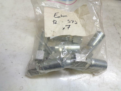 1 NEW PACK OF 7 WEATHERHEAD EATON COLL-O-CRIMP IOU-S72 FEM SWIVEL FITTINGS R10TD