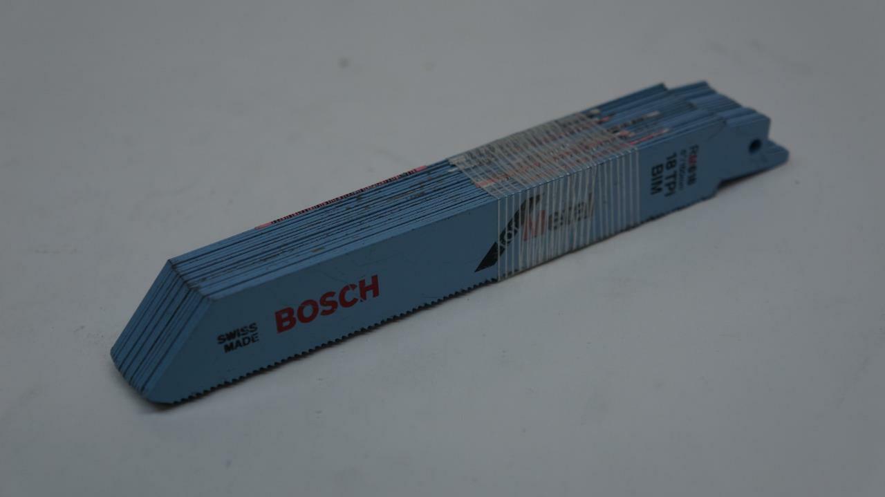 NEW BOSCH 20 PACK OF RECIPROCATING SAW BLADES 6 INCH. RM618 SP2T1