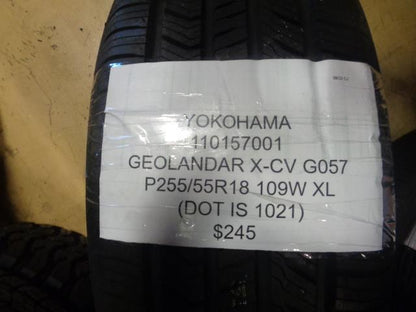 YOKOHAMA GEOLANDAR X-CV G057 P 255 55 18 109W XL TIRE 110157001 AQ4