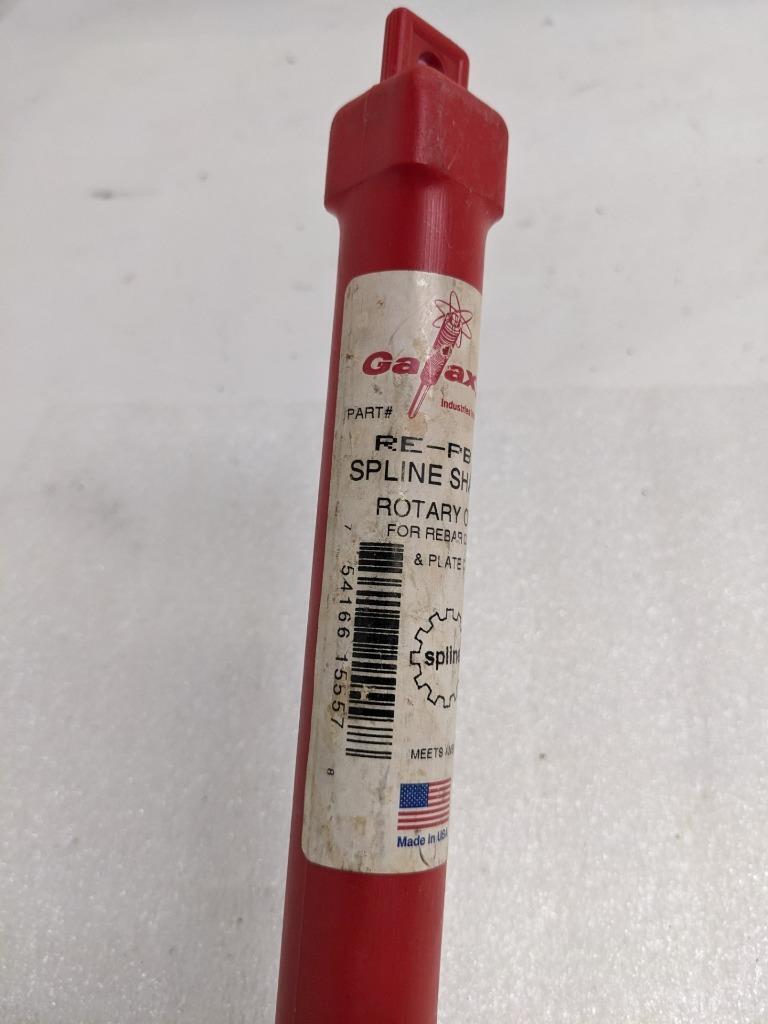 GALAXY INDUSTRIES RE-PB ROTARY SPLINE SHANK FOR REBAR/PLATE CUTTER NEW R22T5