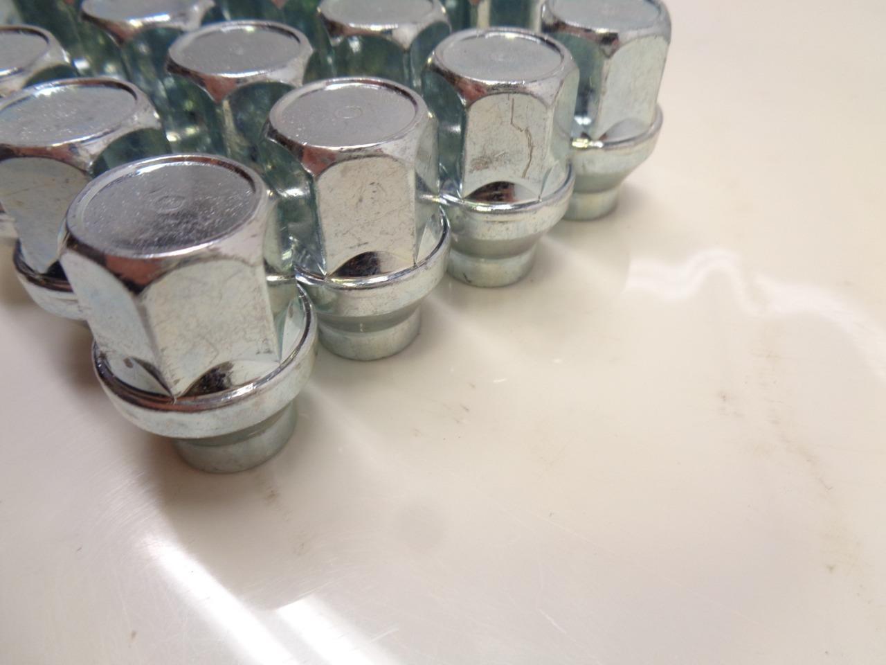 1 NEW 20 PACK 1/2"-1.2" CHROME LUG NUTS R15T2