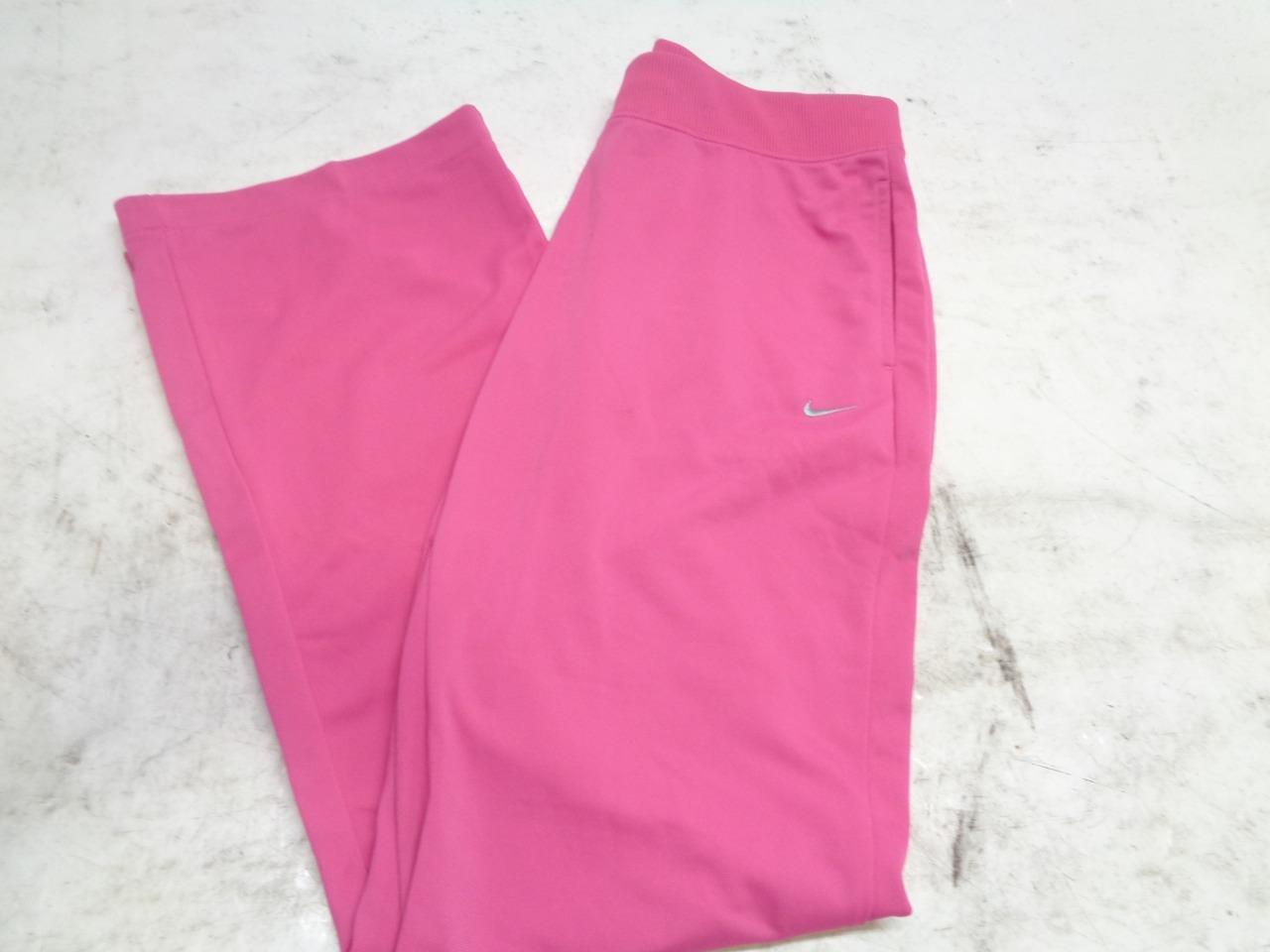 PAIR NEW NIKE WOMENS THE ATHLETIC DEPARTMENT 521901 PINK TRACK PANTS MEDIUM SR