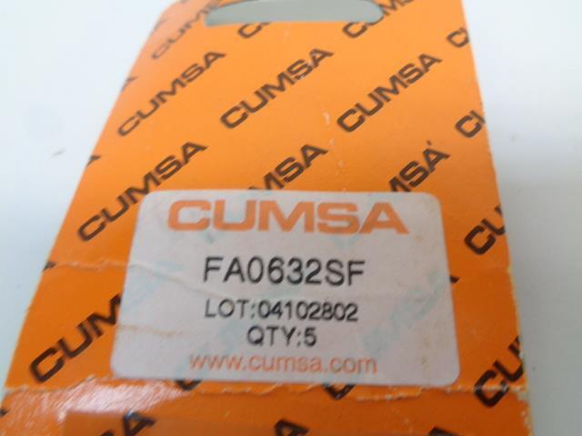 NEW CUMSA DATE INSERT Ø6 FA0632SF 5 PACK R6TF