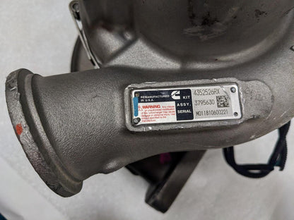 Cummins Turbocharger 4352526RX for 8.3 ISC & 8.6 QSL HE413VE NEW GENUINE BSRT1