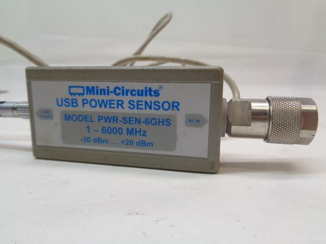 USED MINI CIRCUITS USB SMART POWER SENSOR PWR-6GHS -30 dBm to +20 dBm R28