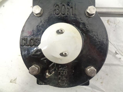 DN200 BUTTERFLY VALVE GEARBOX 30:1 RATIO NEW I1
