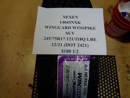 2 NEW NEXEN WINGUARD WINSPIKE SUV 245 75 17 121/118Q TIRES 14045NXK