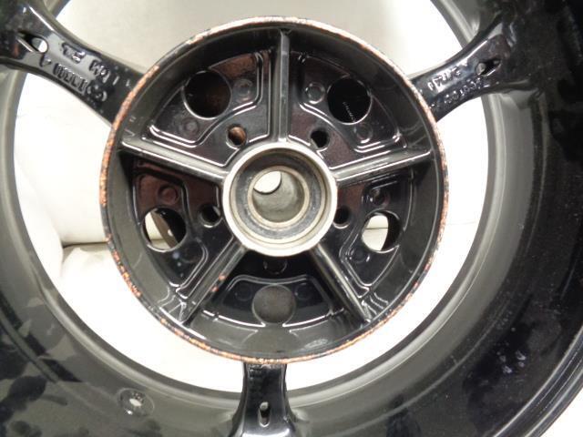 NEW ENKEI FRONT AND REAR MOTORCYCLE WHEEL FRONT 3X17 REAR 6X17 WITH USED ROTORS