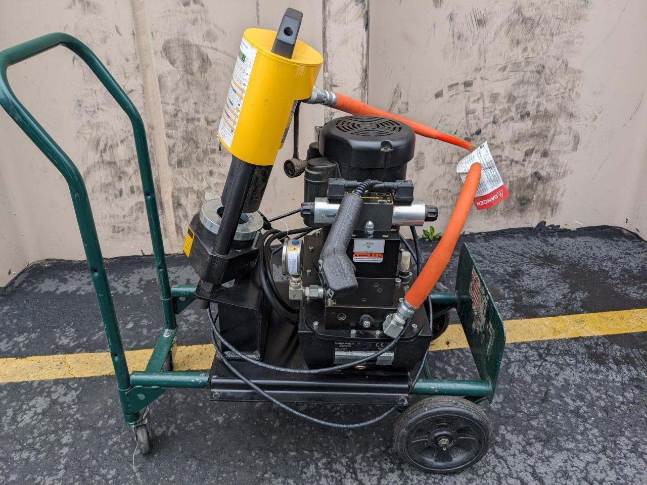 PARKER 82C-KKB Crimping Machine1 1/4 in Max  120V Bench Mount 30ton NEW B1B2