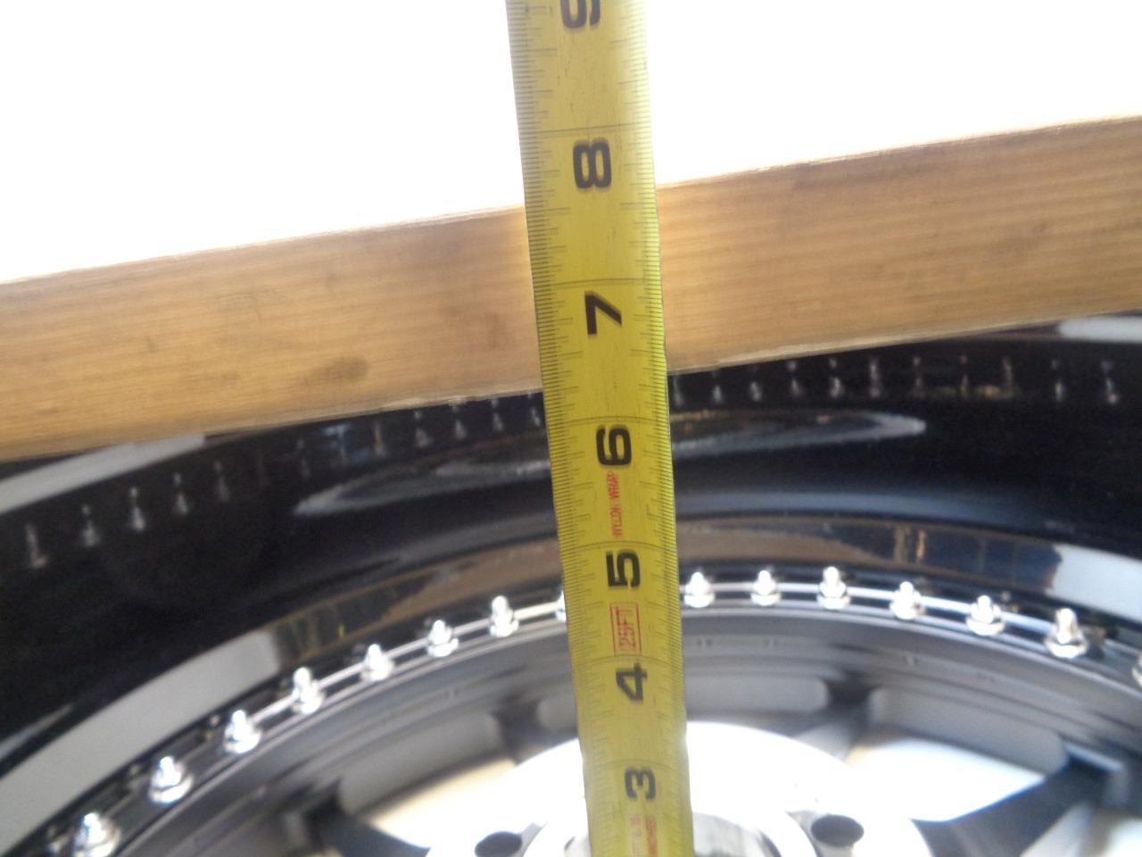 STRASSE SM5 DEEP CONCAVE MULTI RIVET STYLE 21x10 5x112 ET20 BLACK WHEEL WR