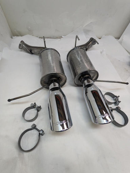ROUSH CAT-BACK EXHAUST SYSTEM MUSTANG MUFFLER TIPS 13135230-AA NEW B2