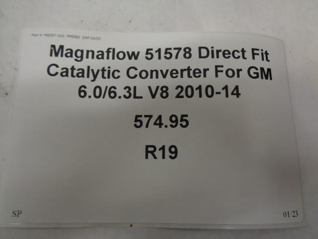 Magnaflow 51578 Direct Fit Catalytic Converter For GM 6.0/6.3L V8 2010-14 R19