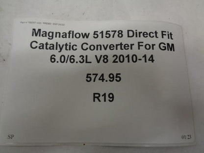 Magnaflow 51578 Direct Fit Catalytic Converter For GM 6.0/6.3L V8 2010-14 R19