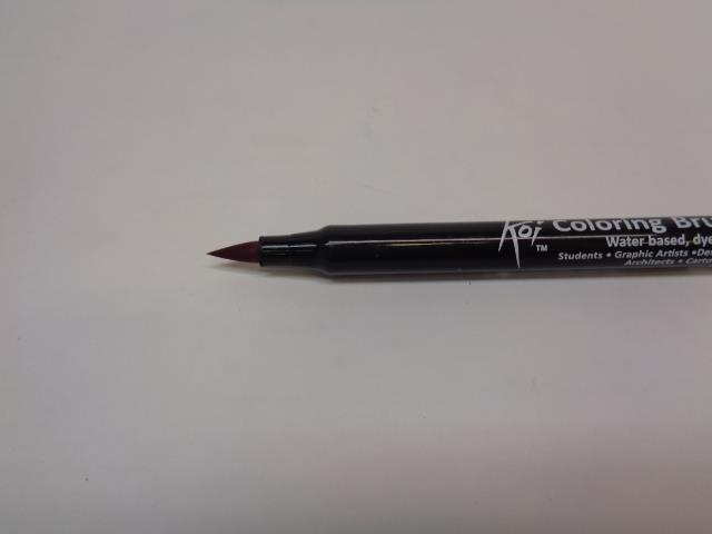 NEW SAKURA KOI BRUSH PEN BORDEAUX 39315 XBR#223 12 PACK R28
