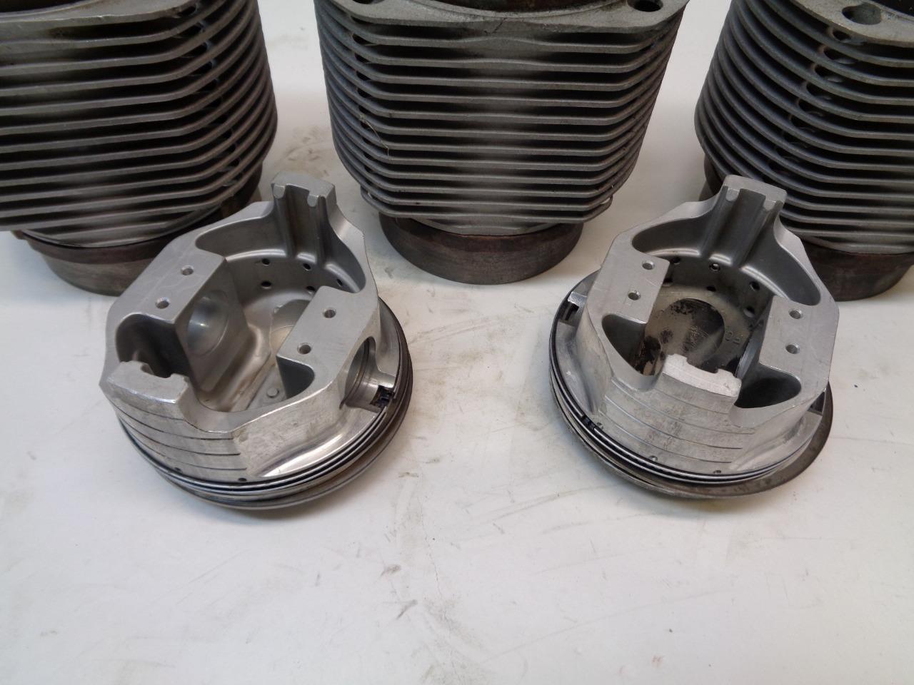 4 PORSCHE VW 356 912 BIG BORE 87mm CYLINDER & PISTONS R21