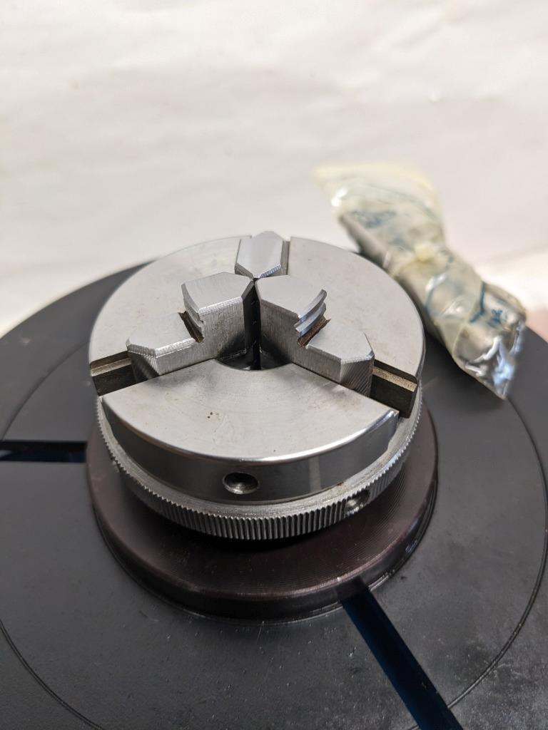 JINSLU BY-10 MINI WELDING POSITIONER 110V W/ 3 JAW LATHE CHUCK NEW BSR3.1