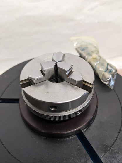 JINSLU BY-10 MINI WELDING POSITIONER 110V W/ 3 JAW LATHE CHUCK NEW BSR3.1