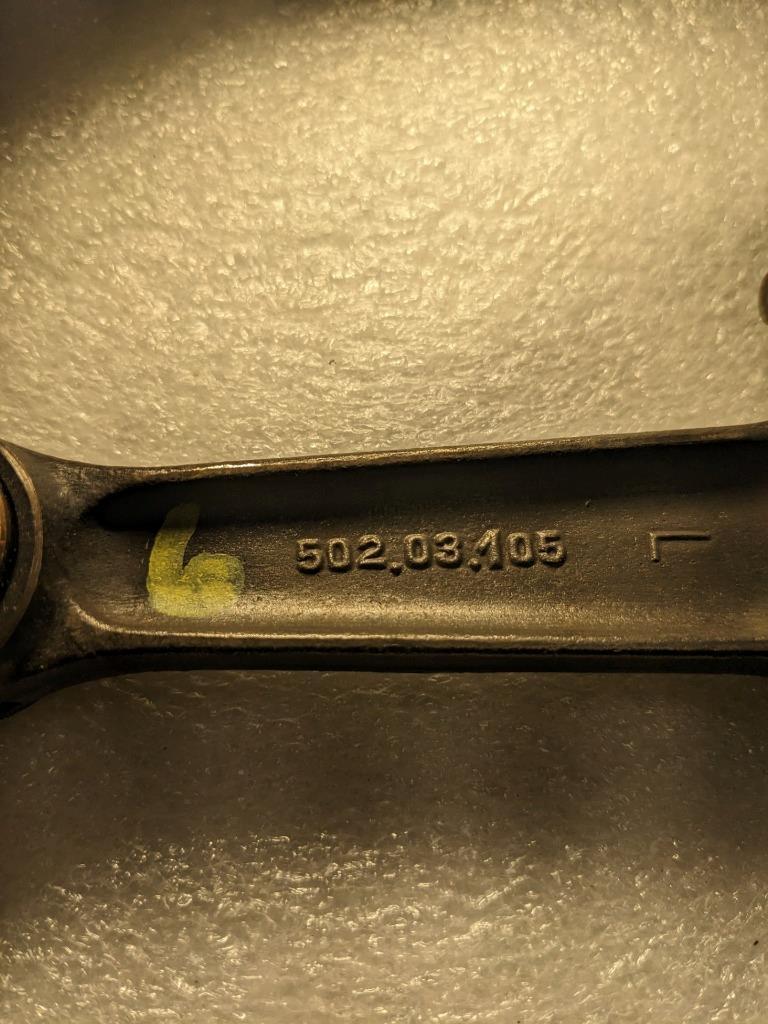 PORSCHE 356 CONNECTING ROD #6 50203105 62/1 USED R24