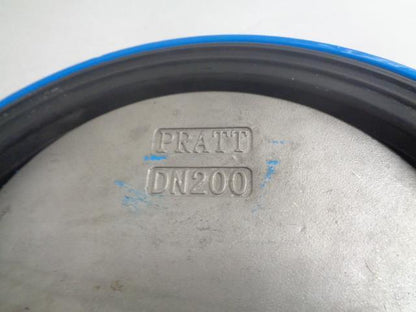 NEW PRATT 8" DI BUTTERFLY VALVE BF-8681 RUBBER SEATED STAINLESS STEEL DISC R18