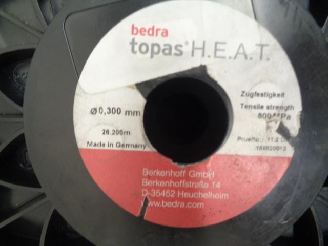 BEDRA TOPAS H.E.A.T. EDM WIRE 0.3MM 37.4LBS NEW H2