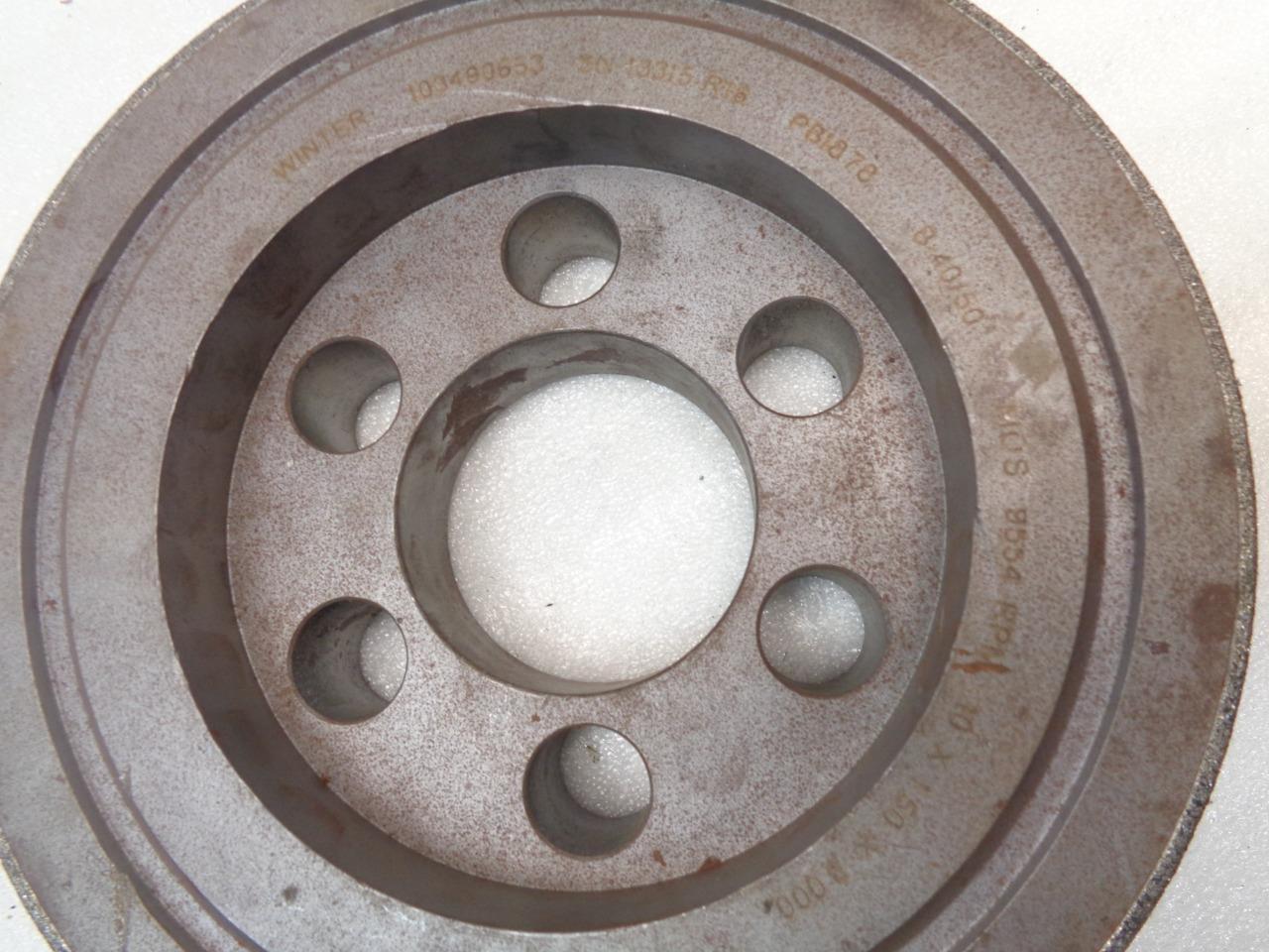 1 NEW INDUSTRIAL DIAMOND GRINDING WHEEL 9-1/2"x1-1/2" W/ 3" DRIVE MOS 9554 R28
