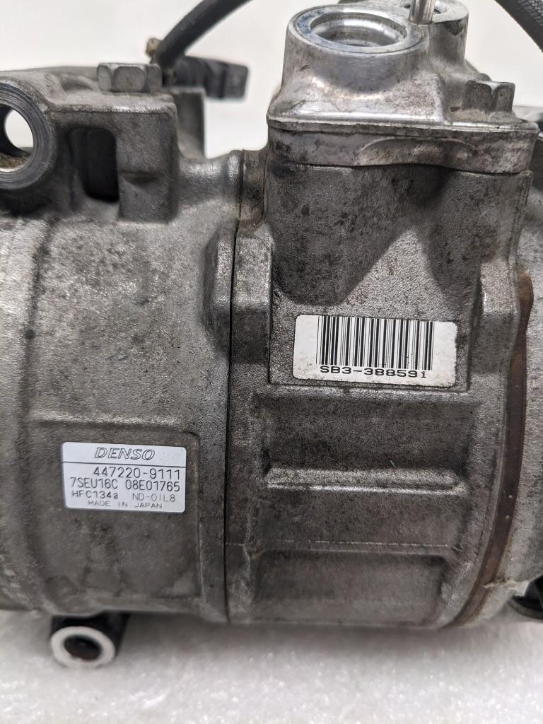 PORSCHE 4472209111 A/C COMPRESSOR FOR 2008-2013 PORSCHE CAYENNE V8 USED R1